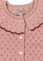 Gestrickte Strickjacke Holiday Cardigan – Mellow Rose – Konges Sløjd