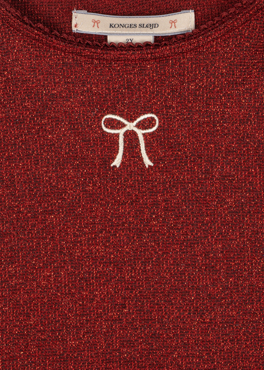Kleid Roli mit Glitzer – Red Dahlia – Bio-Baumwolle – Konges Sløjd