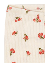 Minnie Pants – Rosa Rouge – Soft floral baby pants – GOTS organic cotton – Konges Sløjd