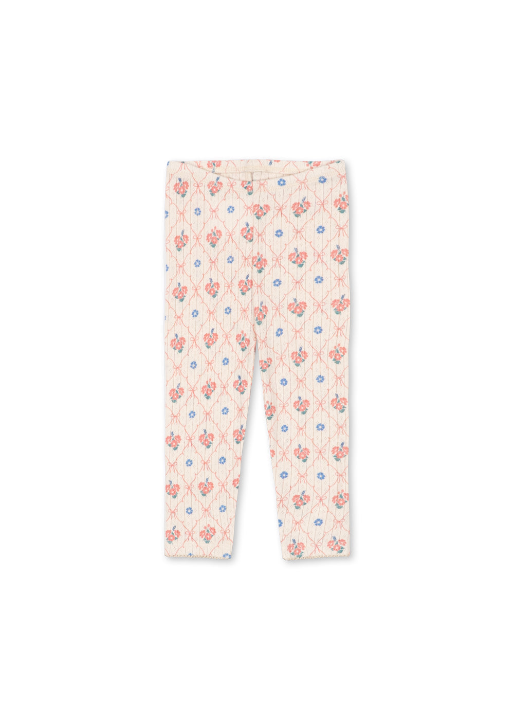 Minnie Pants Fleur Decor – Soft floral baby pants – GOTS organic cotton – Konges Sløjd