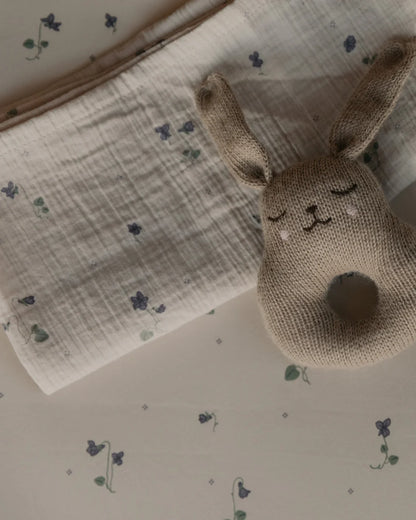 Garbo&Friends - Viola muslin blanket - 2 pack - 60x60cm - Hydrofiele doeken - met knuffel