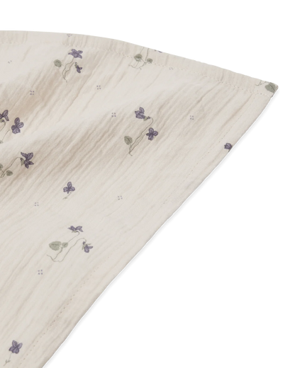 Garbo&Friends - Viola muslin blanket - 2 pack - 60x60cm - Hydrofiele doeken - viola print