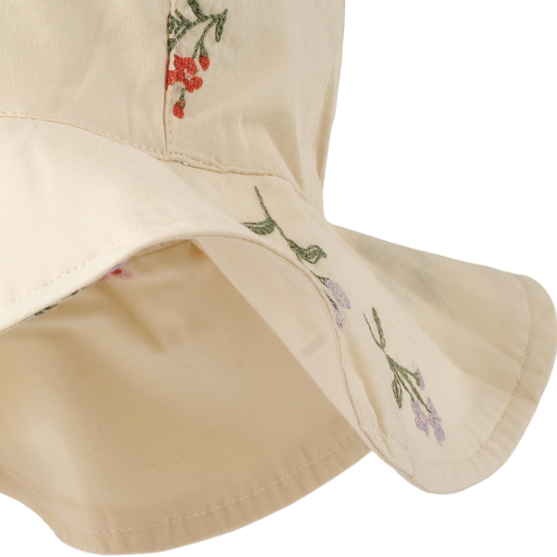 Zonnehoedje Daisy - Biologisch katoen - Ivory/Creme - Wheat onder