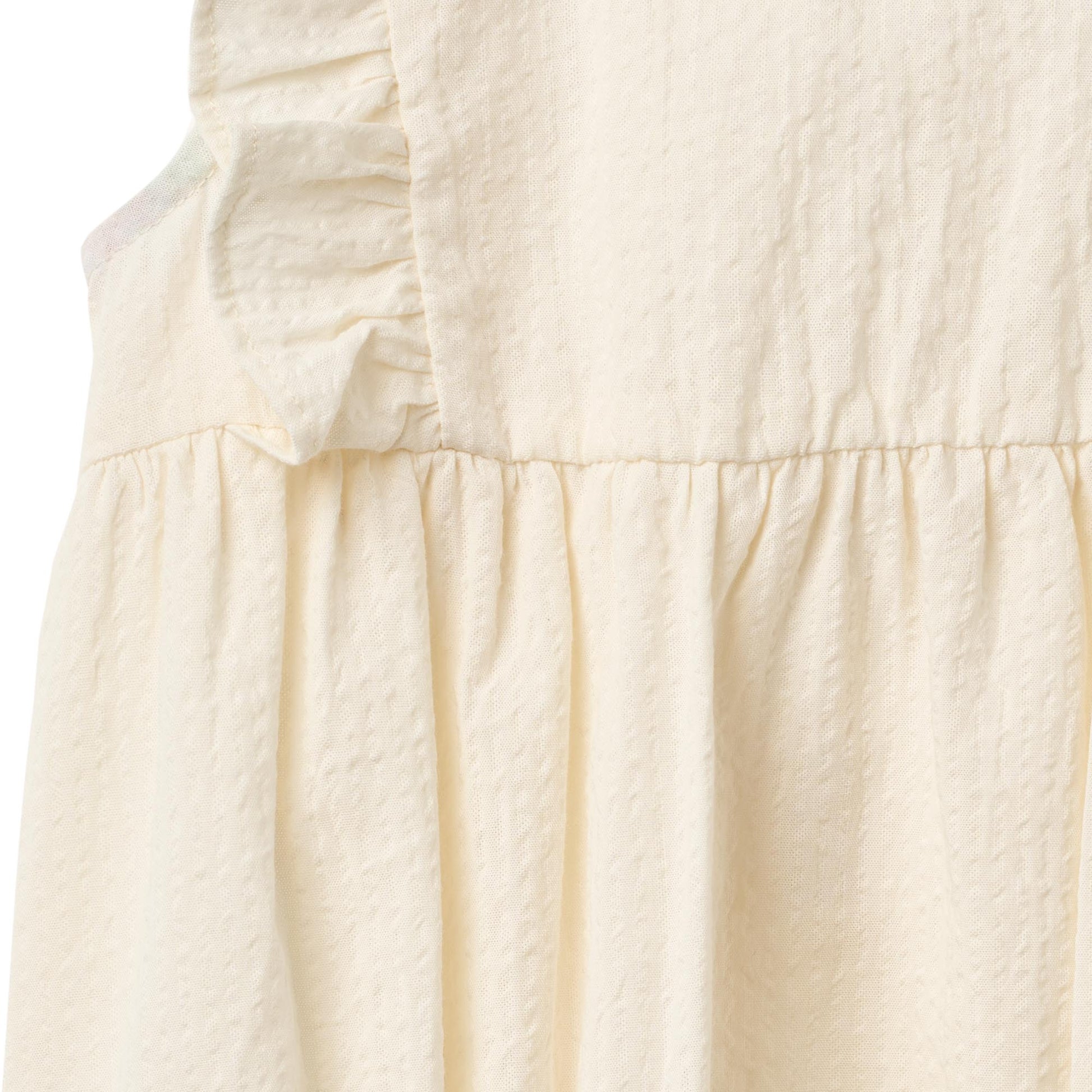 Romper Emmaline - Biologisch katoen - Ivory/Creme - Wheat close up