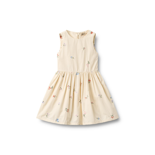Jurkje - Dress Thelma - Biologisch katoen - Ivory/Creme - Wheat voor