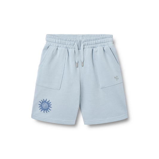 Korte broek - Sweat Shorts Elmo - Biologisch katoen - Summer sky/Blauw - Wheat voor
