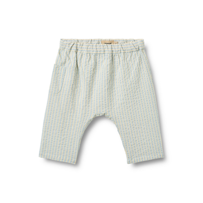 Broekje -  Trousers Henry - Biologisch katoen -  Summer sky stripe/Blauw - Wheat voor