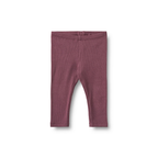 Legging Jules - Eggplant - Biologisch katoen - Wheat voorkant