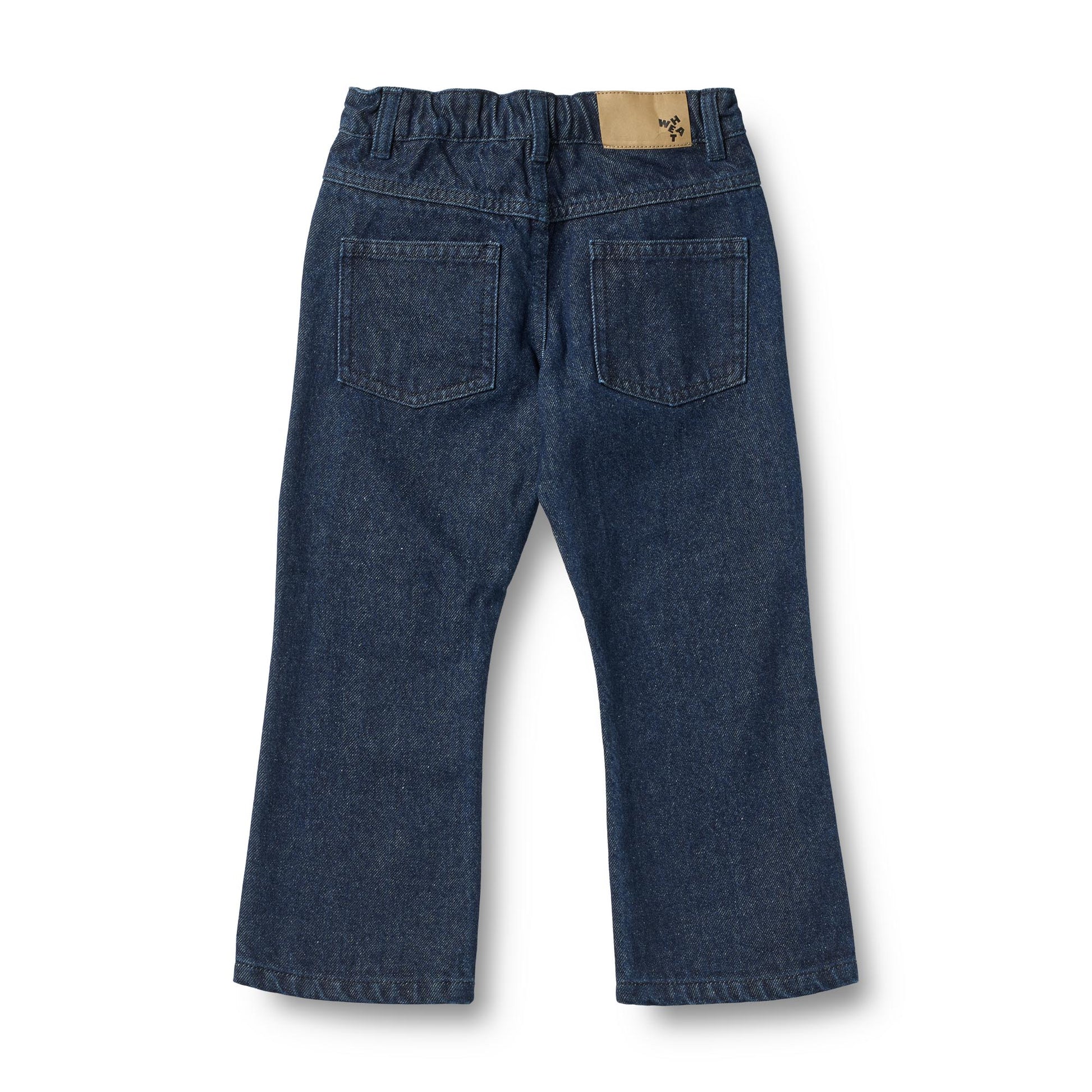 Spijkerbroek Liane - Embroidery - Biologisch katoen - Stretchy - Wheat achterkant