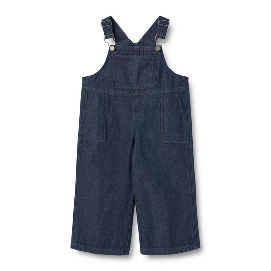 Tuinbroek denim Marley - Biologisch katoen - Dark blue/donkerblauw - Wheat product