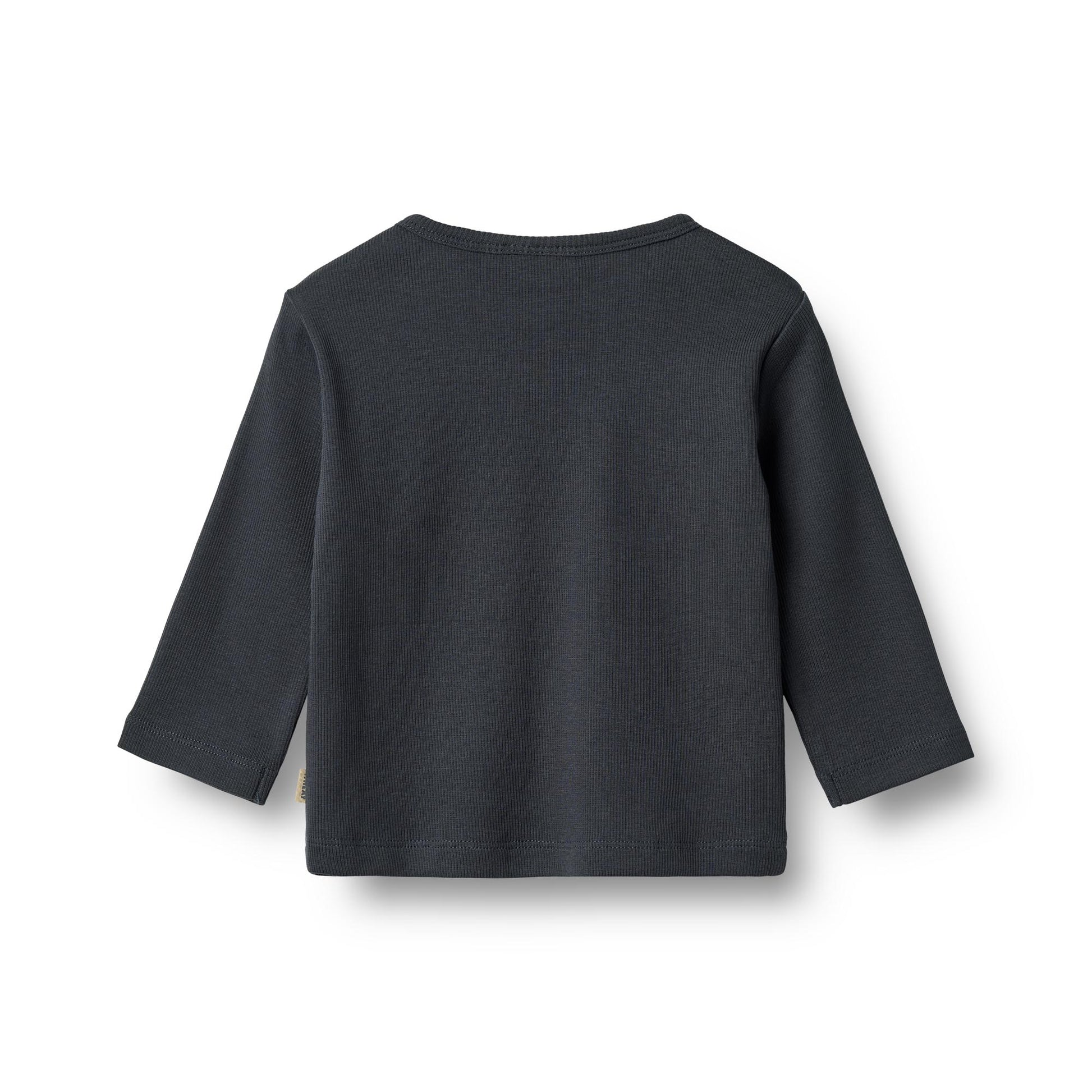 Top lange mouwen Milo – Navy – Biologisch katoen – Wheat achterkant