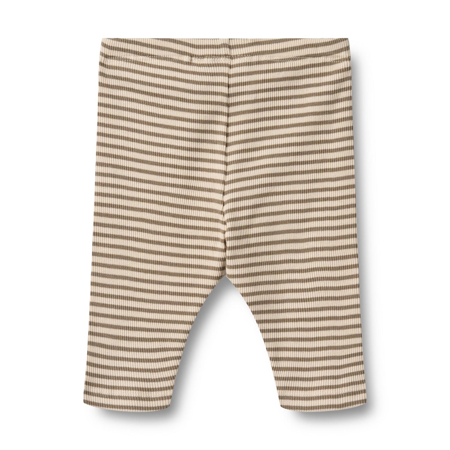 Legging Silas - Biologisch katoen - Stone stripe - Wheat voorkant