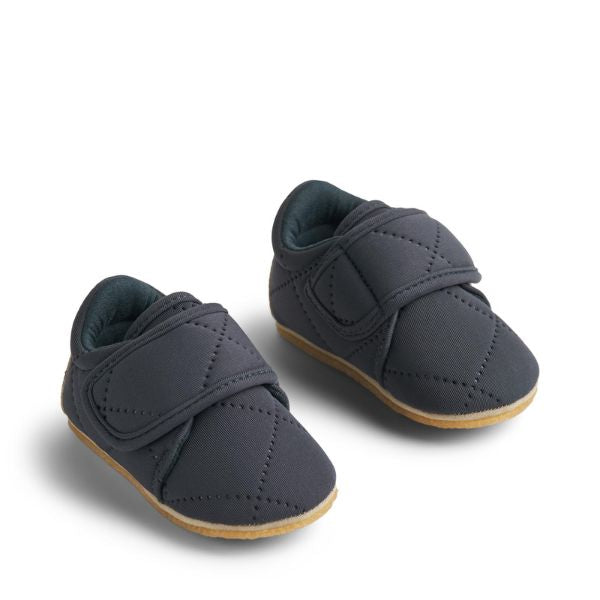 Binnenschoenen Sasha - Biologisch katoen - Ink/donkerblauw - Wheat product