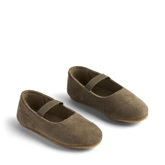 Ballerina's corduroy Rosen - Biologisch katoen - Grey stone - Wheat product