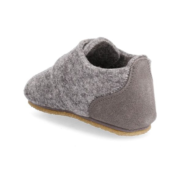 Wheat - Marlin Felt Home Shoe - Schoentjes - Vilt wol mix - Grey achterkant
