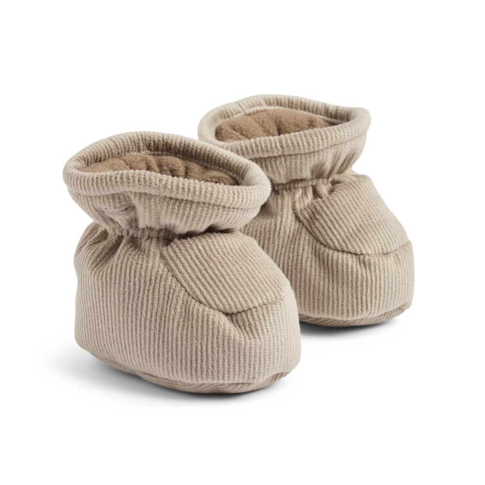 Puffer schoentjes Fuffa - Corduroy - Grey stone - Wheat product