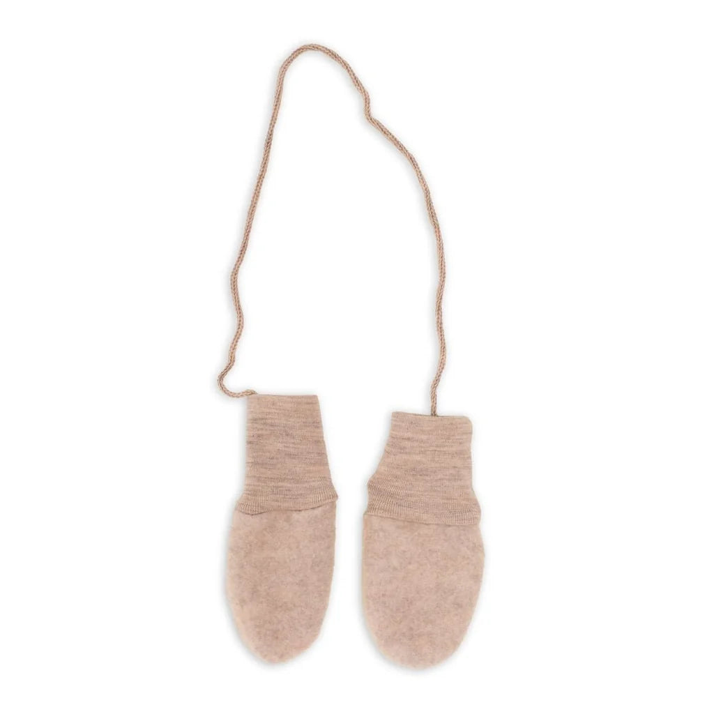 Wantjes met touw - Wol fleece - Engel Natur