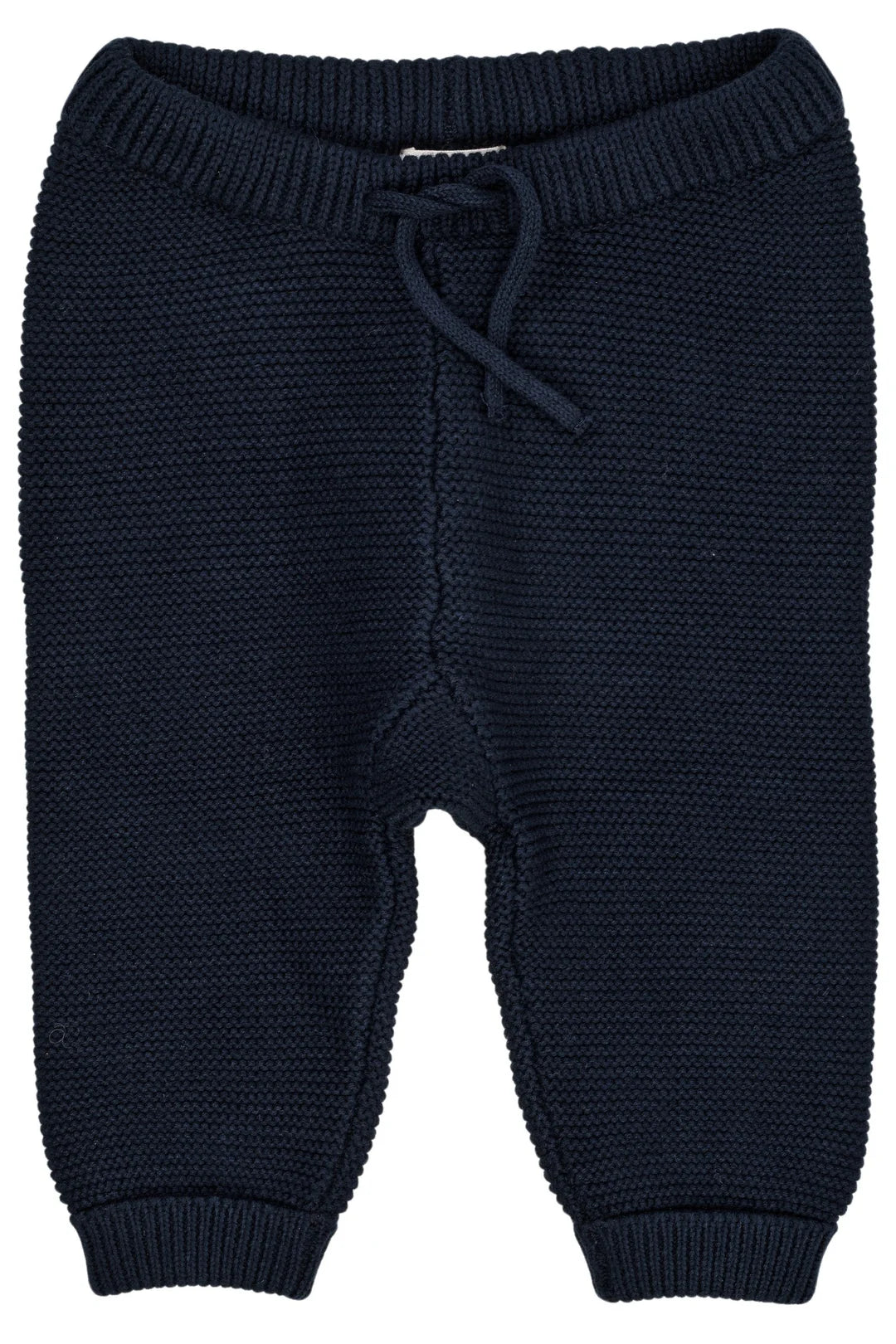 Gebreid broekje - Biologisch katoen - Classic baby cotton pants - Copenhagen Colors - navy -voorzijde