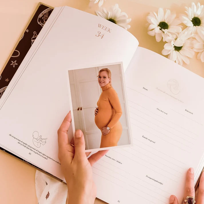 Het begin van jouw leven – All-in-One Pregnancy and Baby Memory Book from 0 to 1 Year – Birth Lines