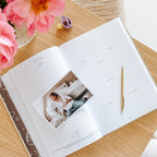 Het begin van jouw leven – All-in-One Pregnancy and Baby Memory Book from 0 to 1 Year – Birth Lines